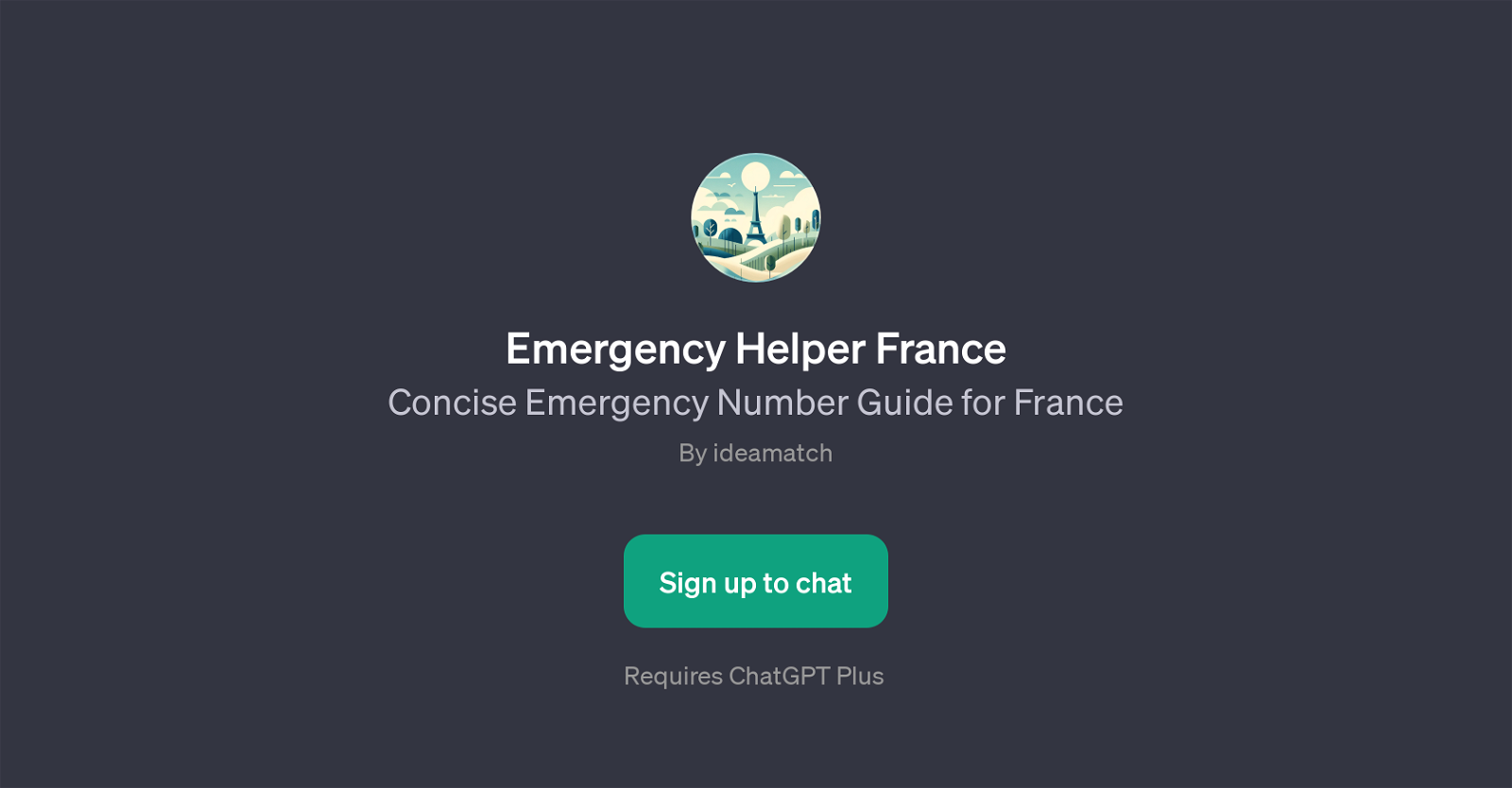Emergency Helper France website