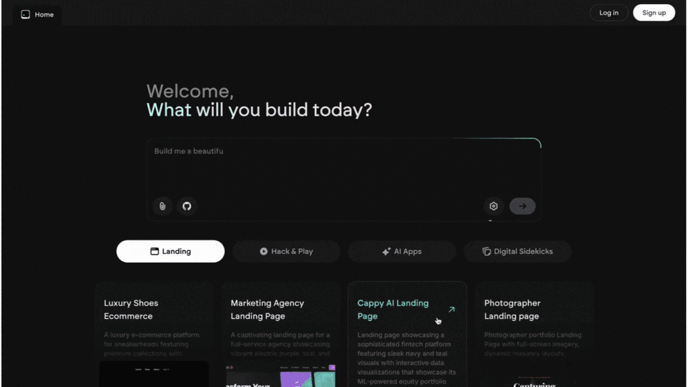 Emergent website
