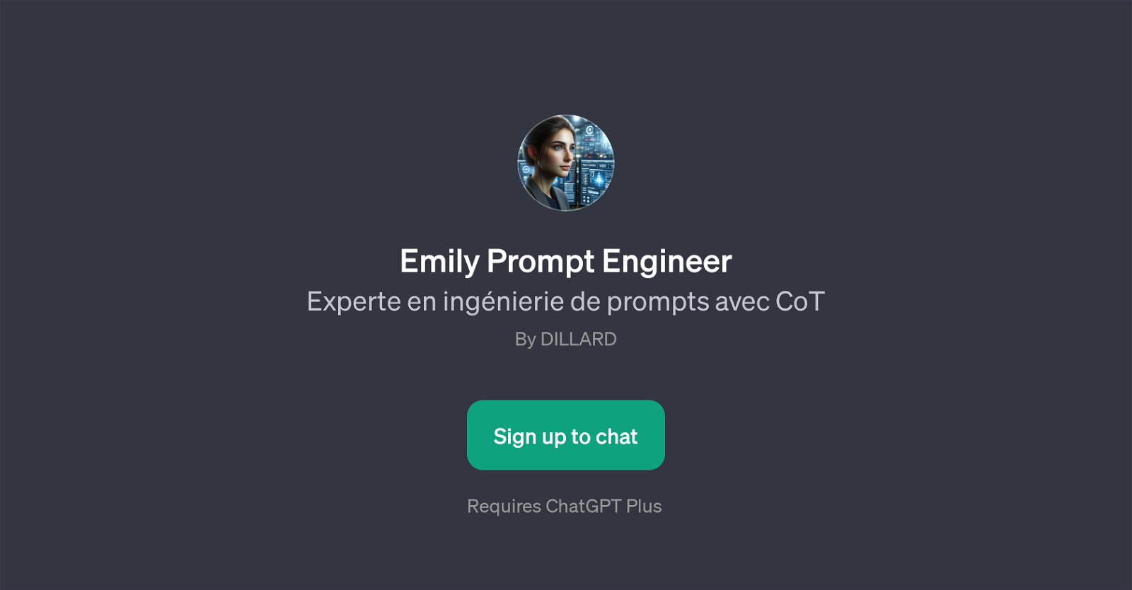 Emily Prompt Engineer website