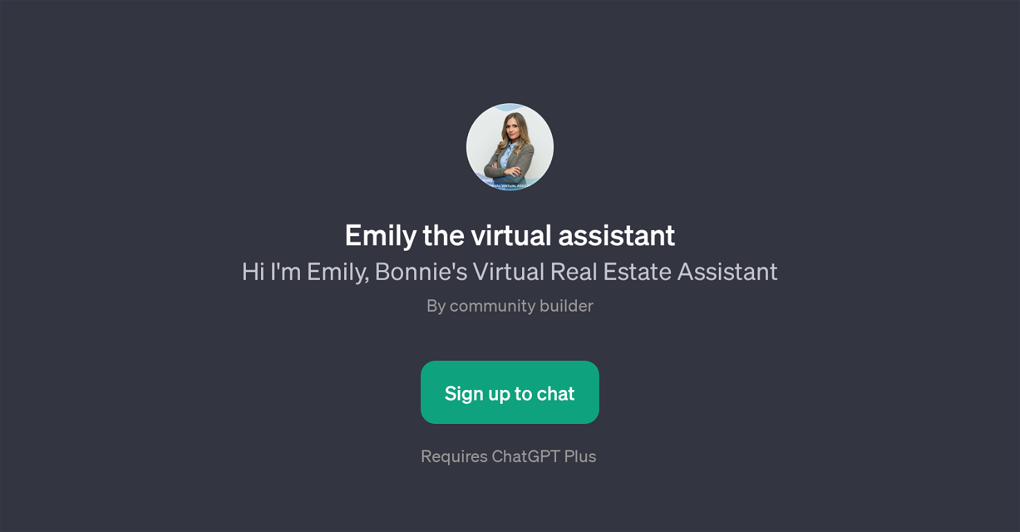 Emily the Virtual Assistant website