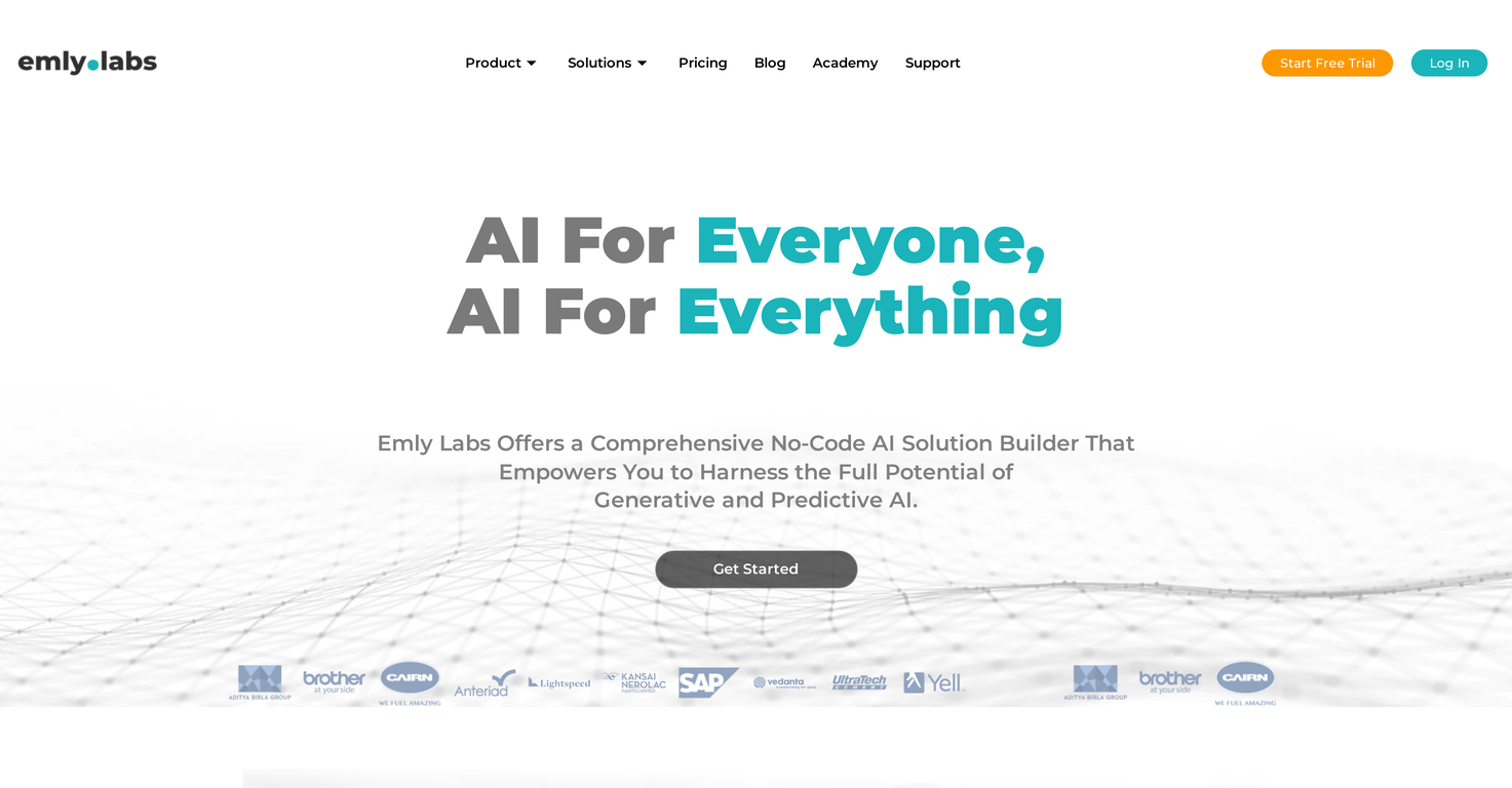 Emly Labs website