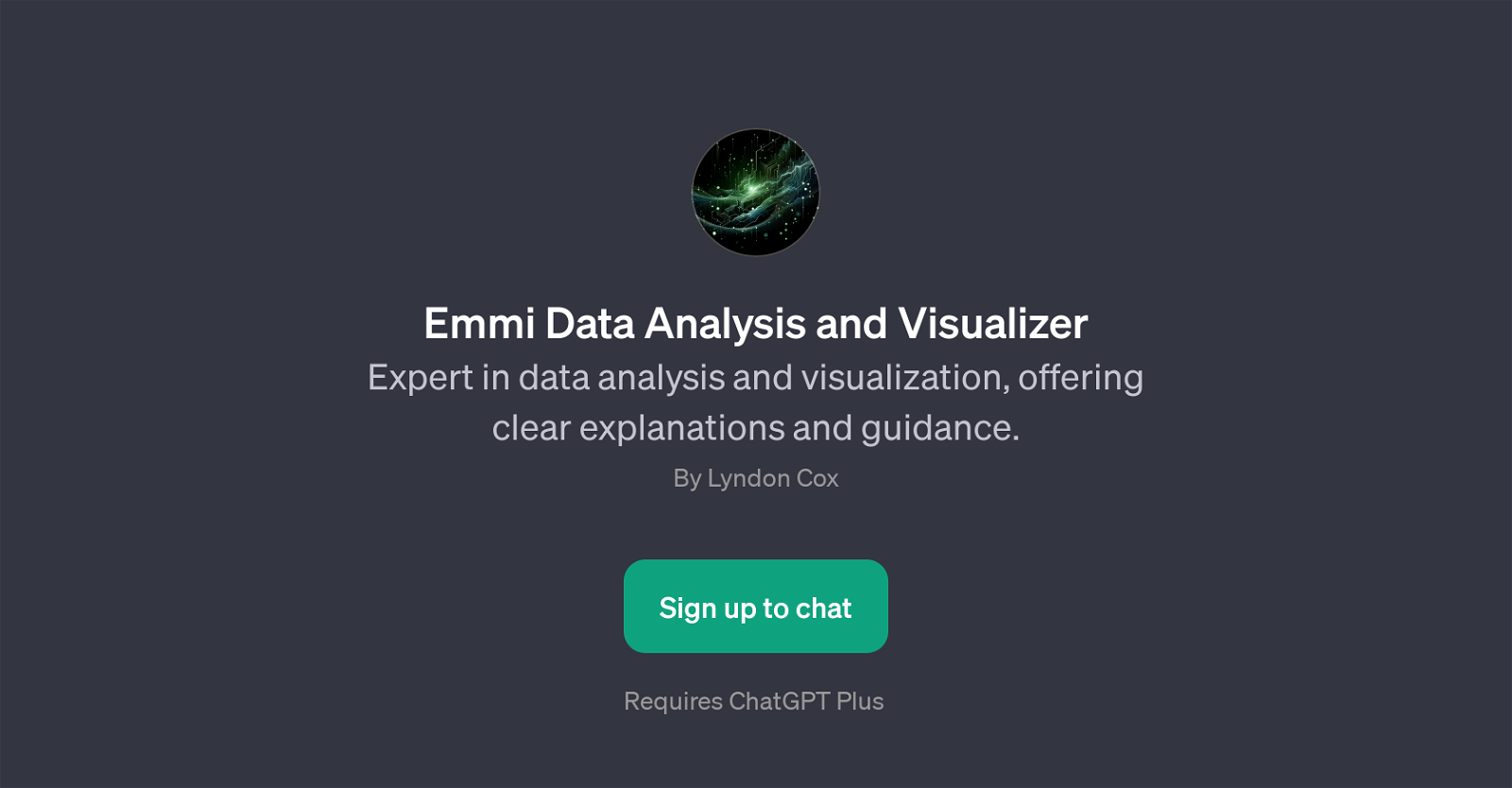 Emmi Data Analysis and Visualizer website
