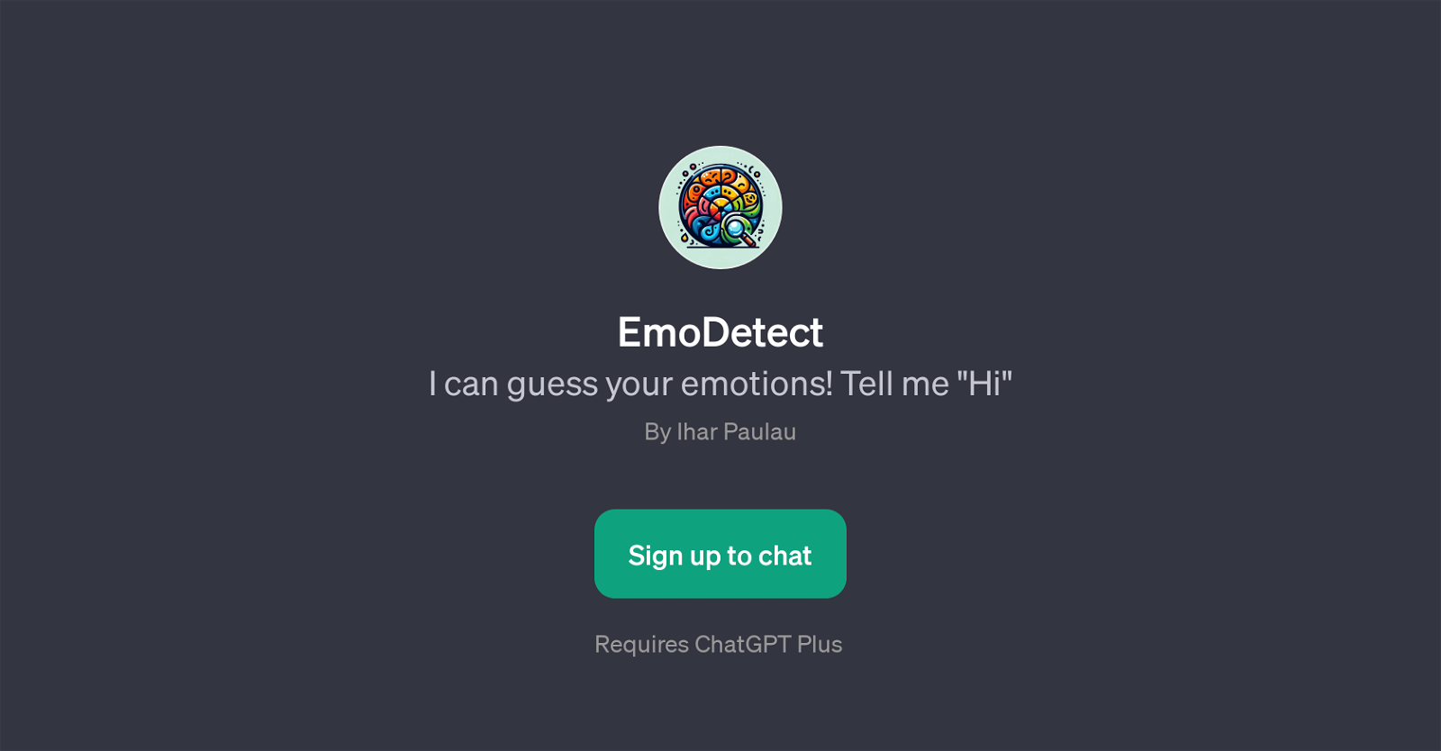 EmoDetect website