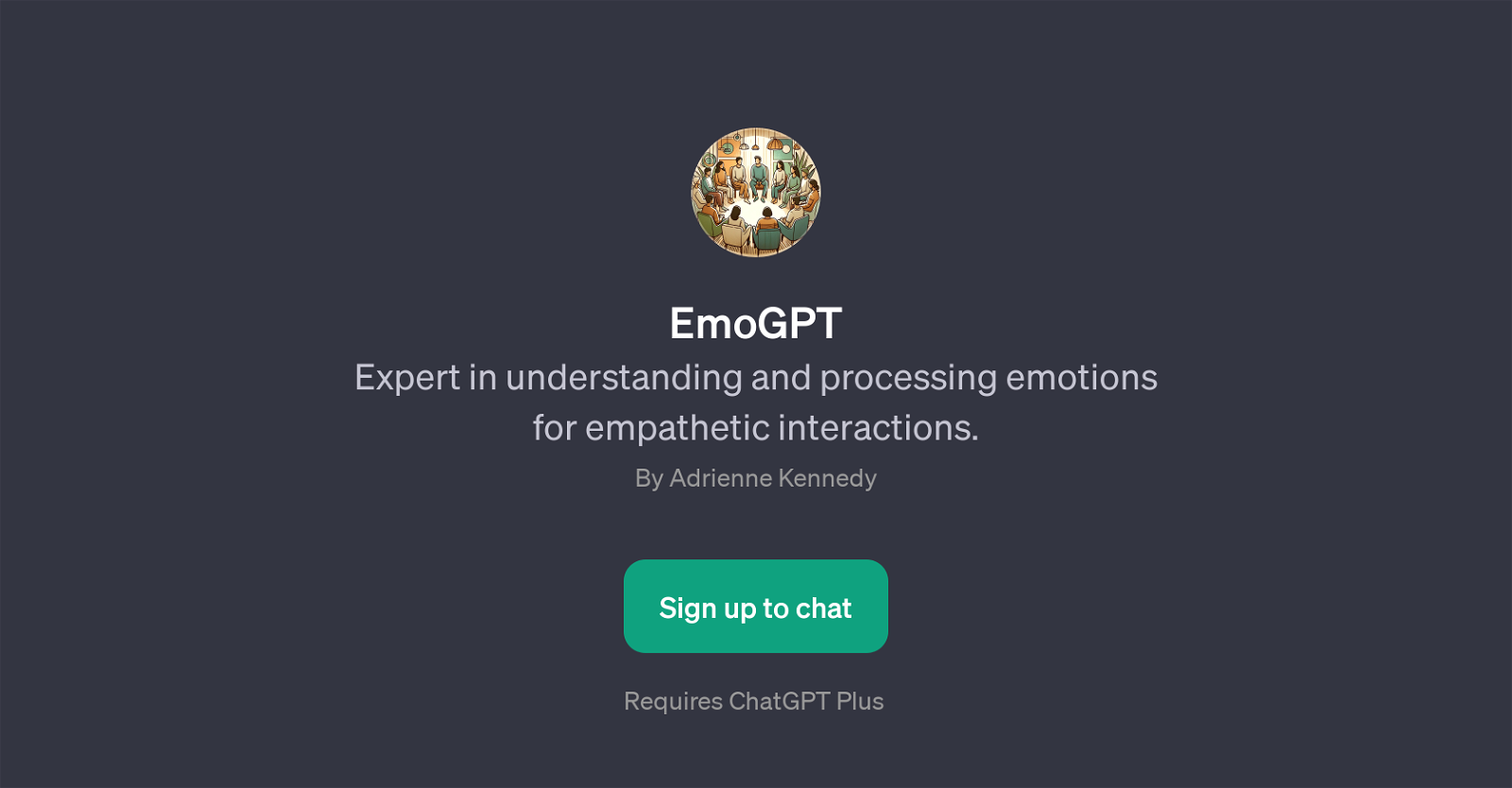 EmoGPT website