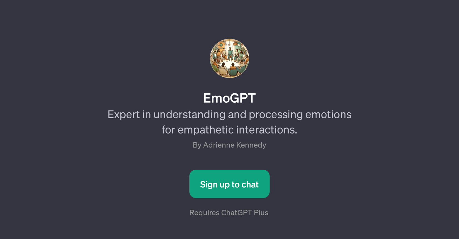 EmoGPT website