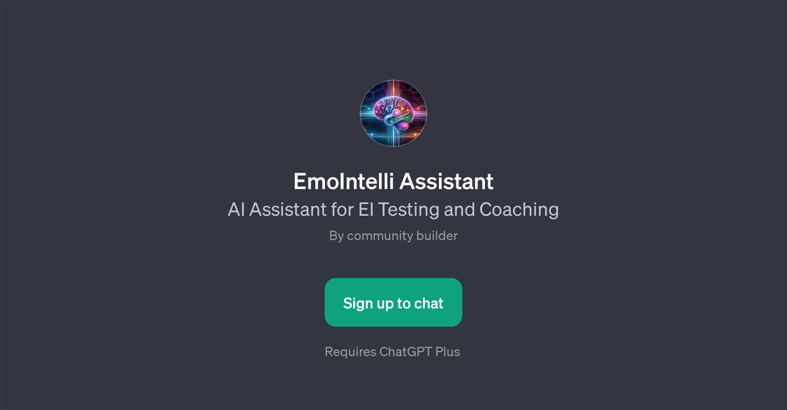 EmoIntelli Assistant website