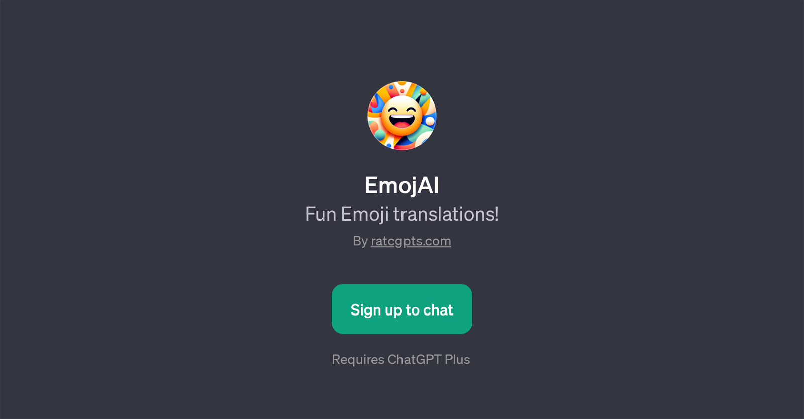 EmojAI website