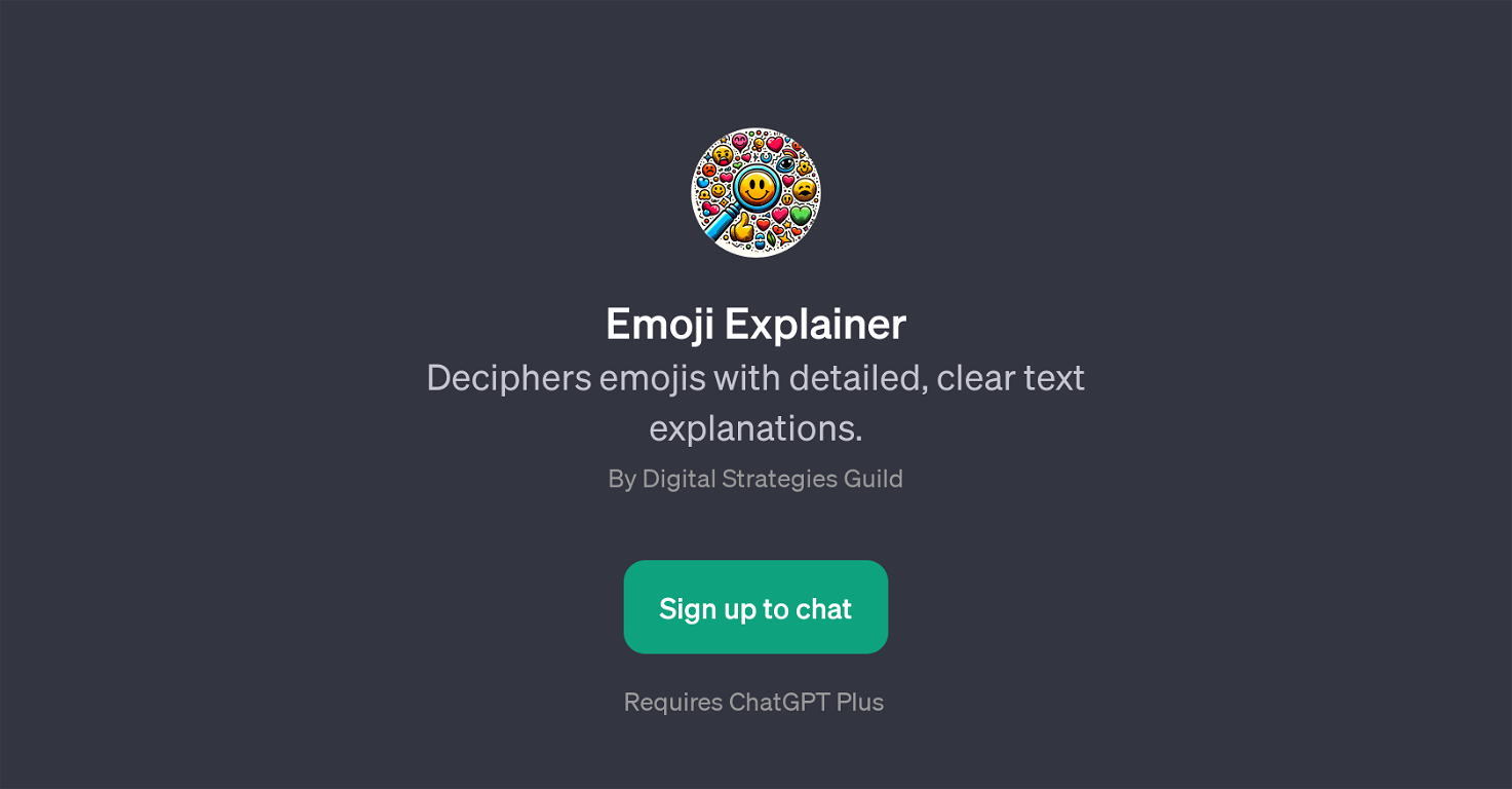 Emoji Explainer website