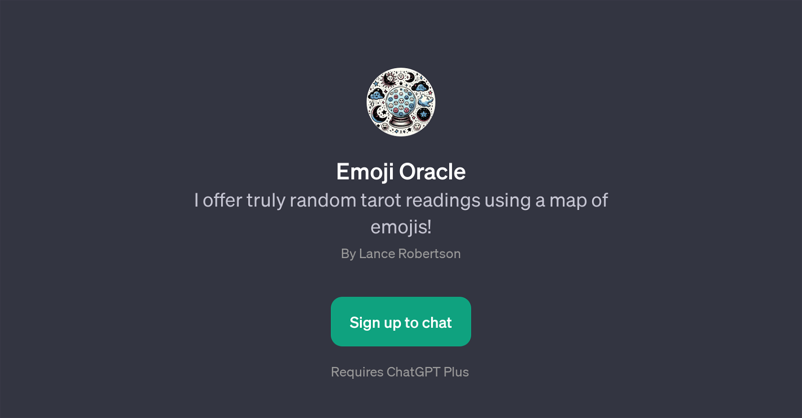 Emoji Oracle website