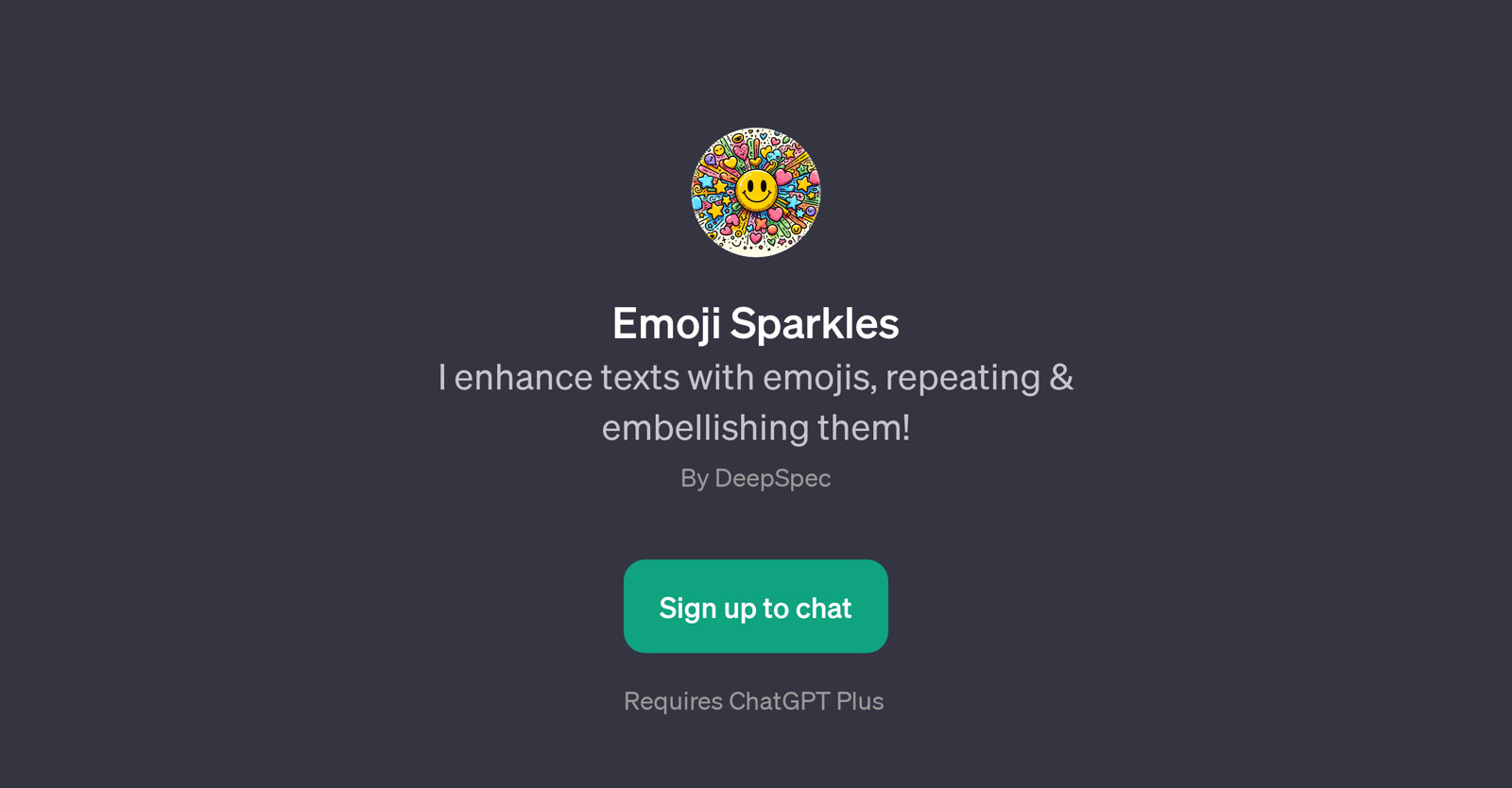 Emoji Sparkles website