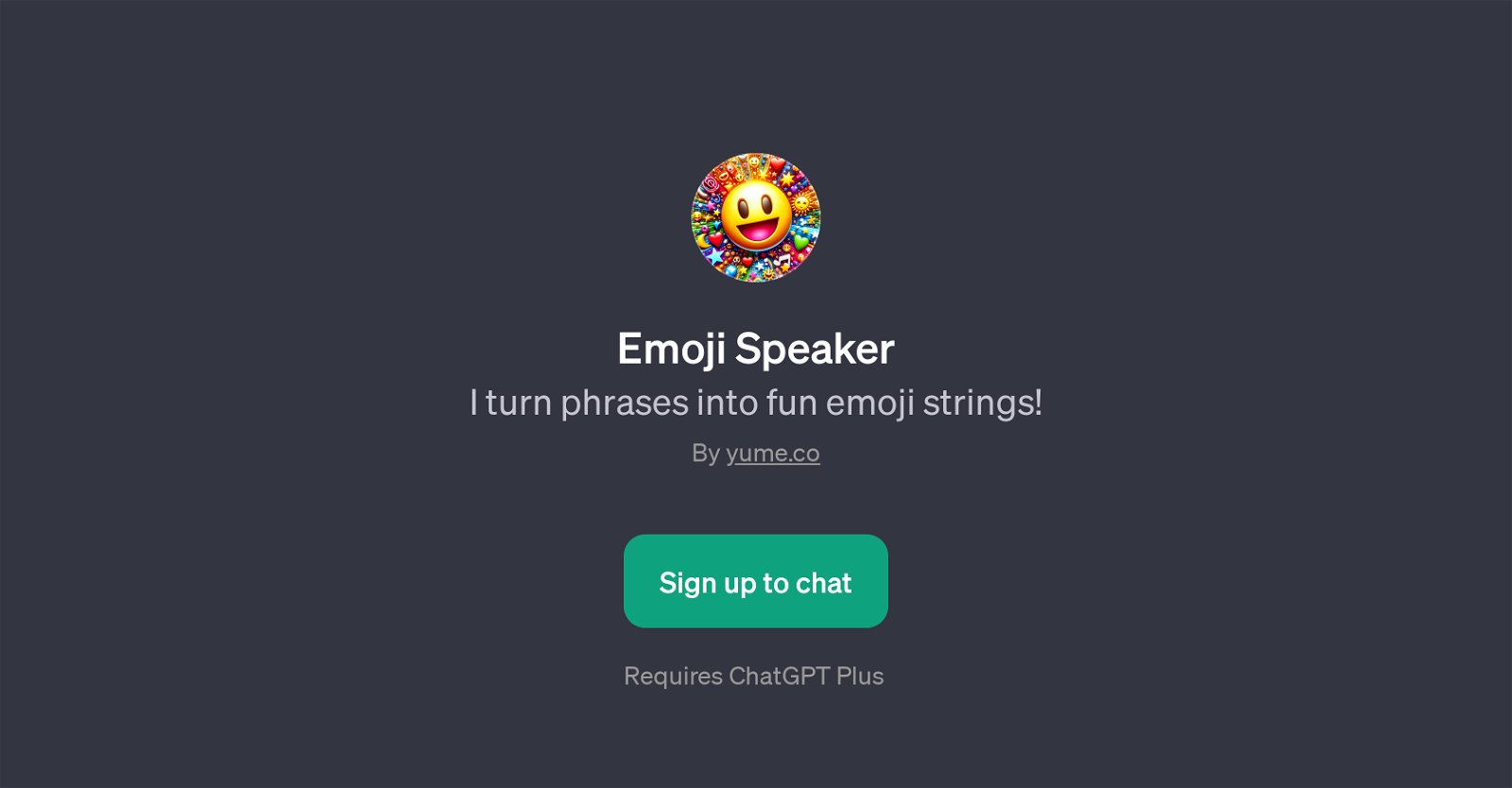 Emoji Speaker website