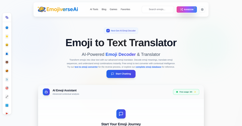 Emojiverse website