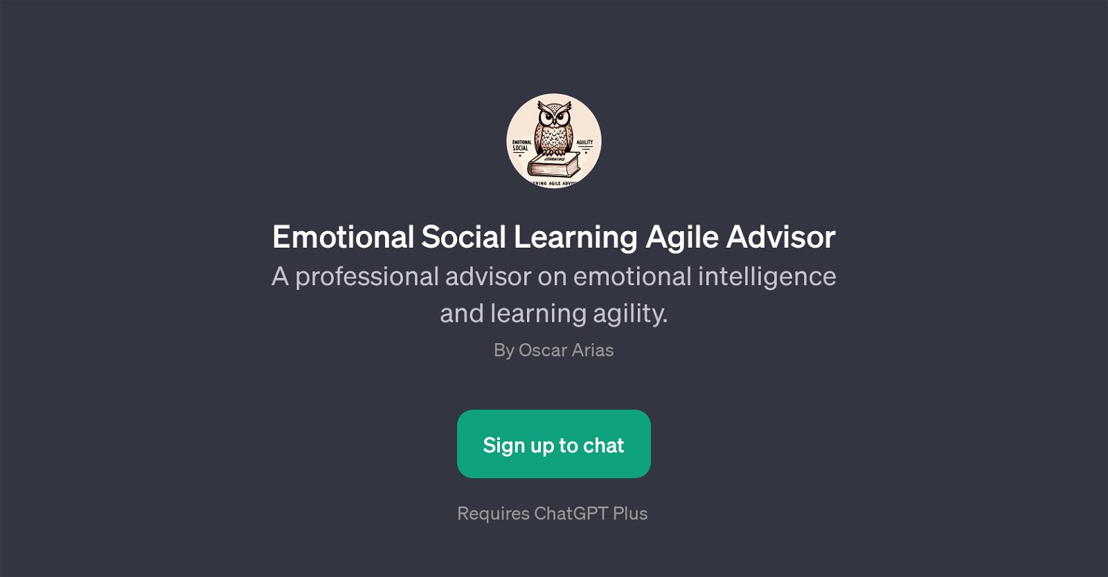 Emotional Social Learning Agile Advisor website