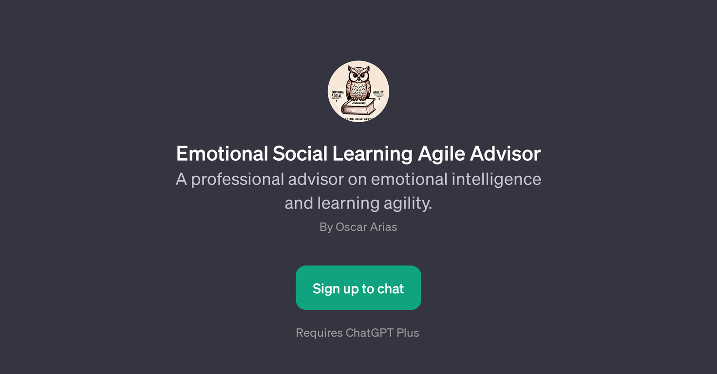 Emotional Social Learning Agile Advisor website