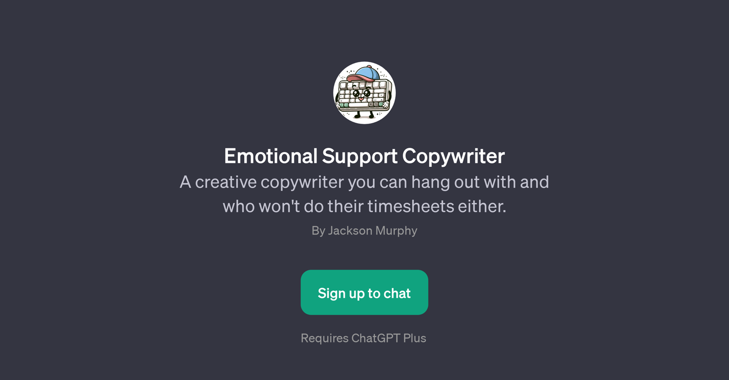 Emotional Support Copywriter website