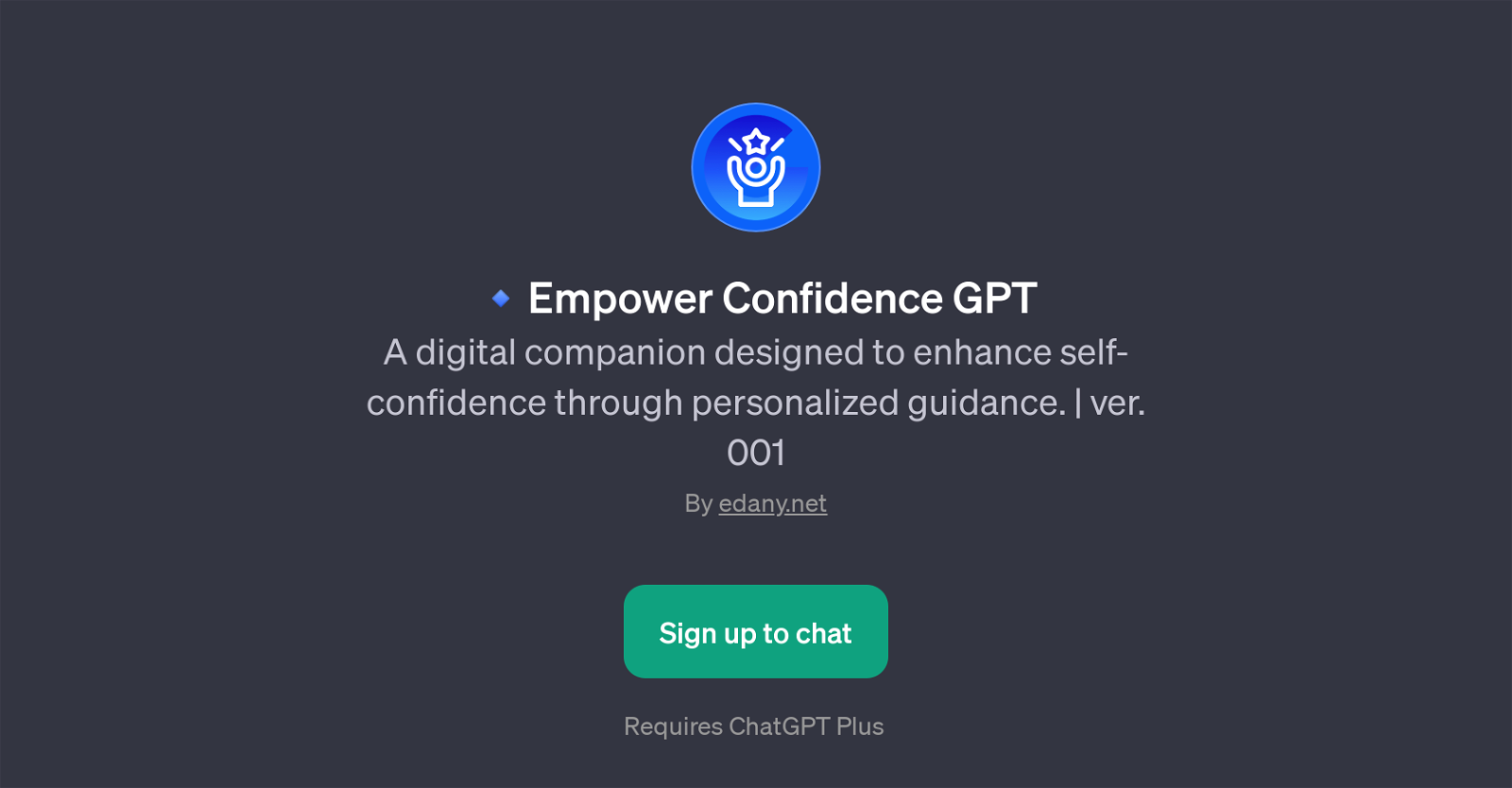 Empower Confidence GPT website