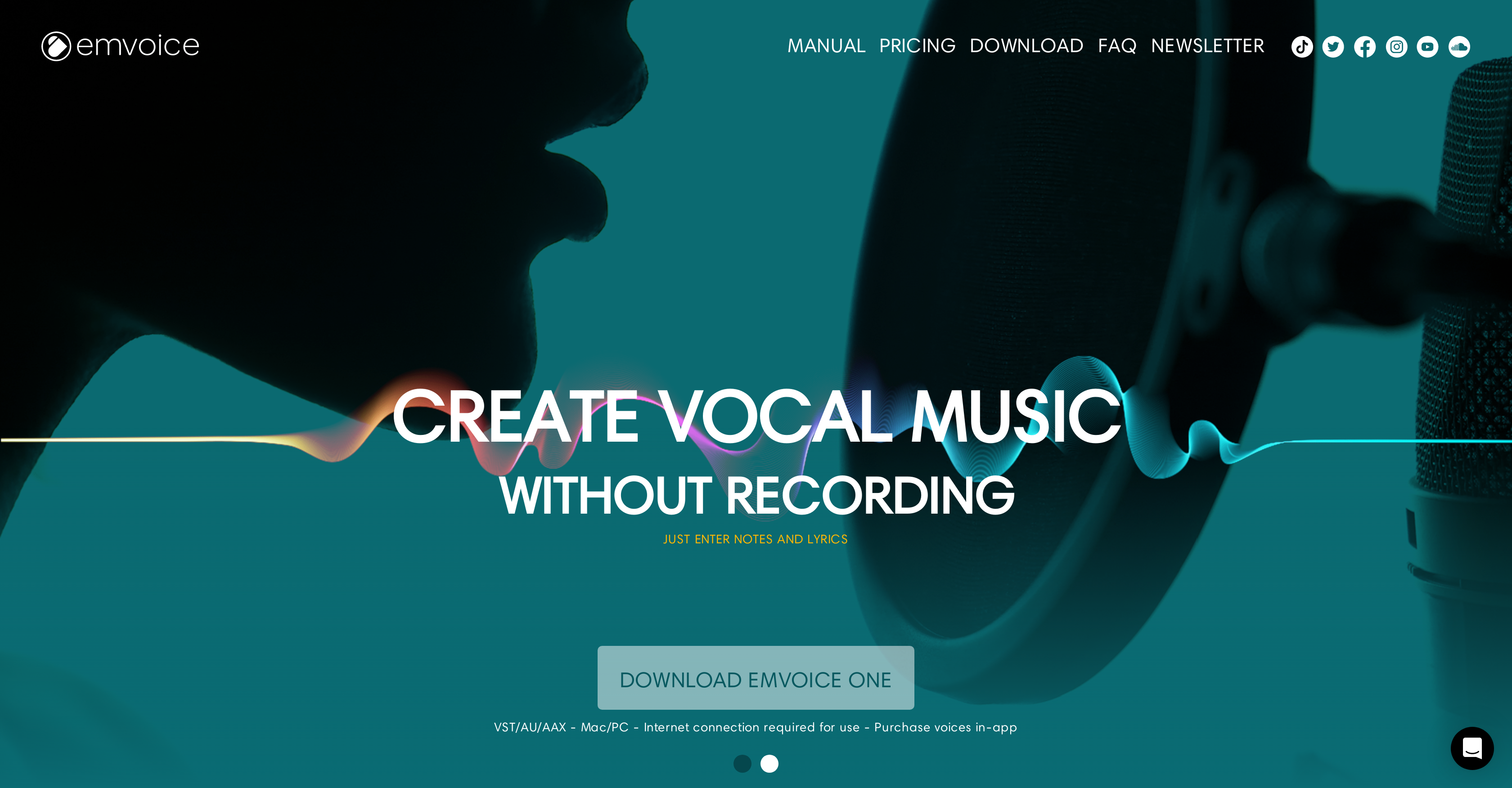 Emvoice website