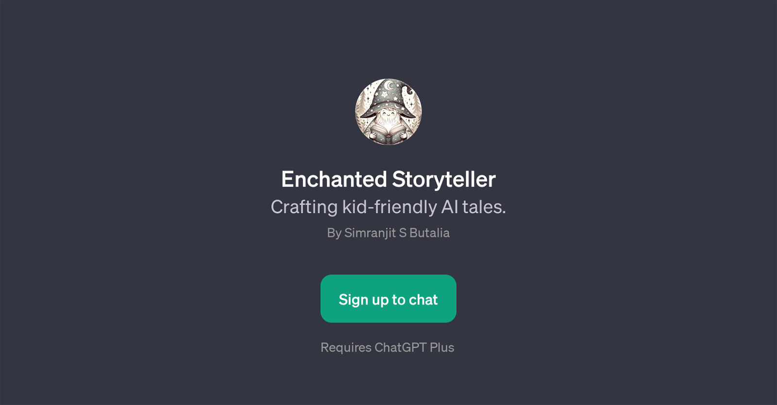 Enchanted Storyteller website