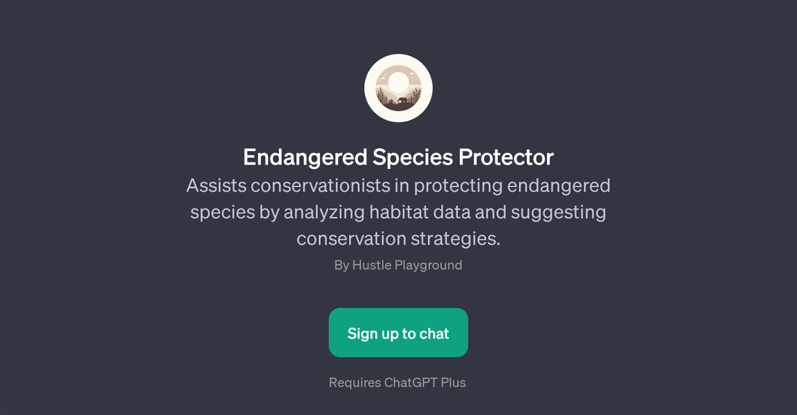 Endangered Species Protector website