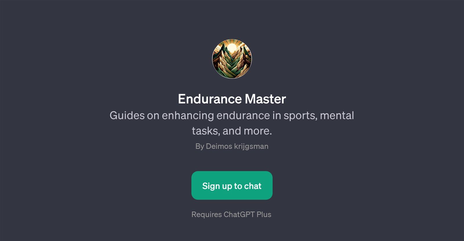 Endurance Master website