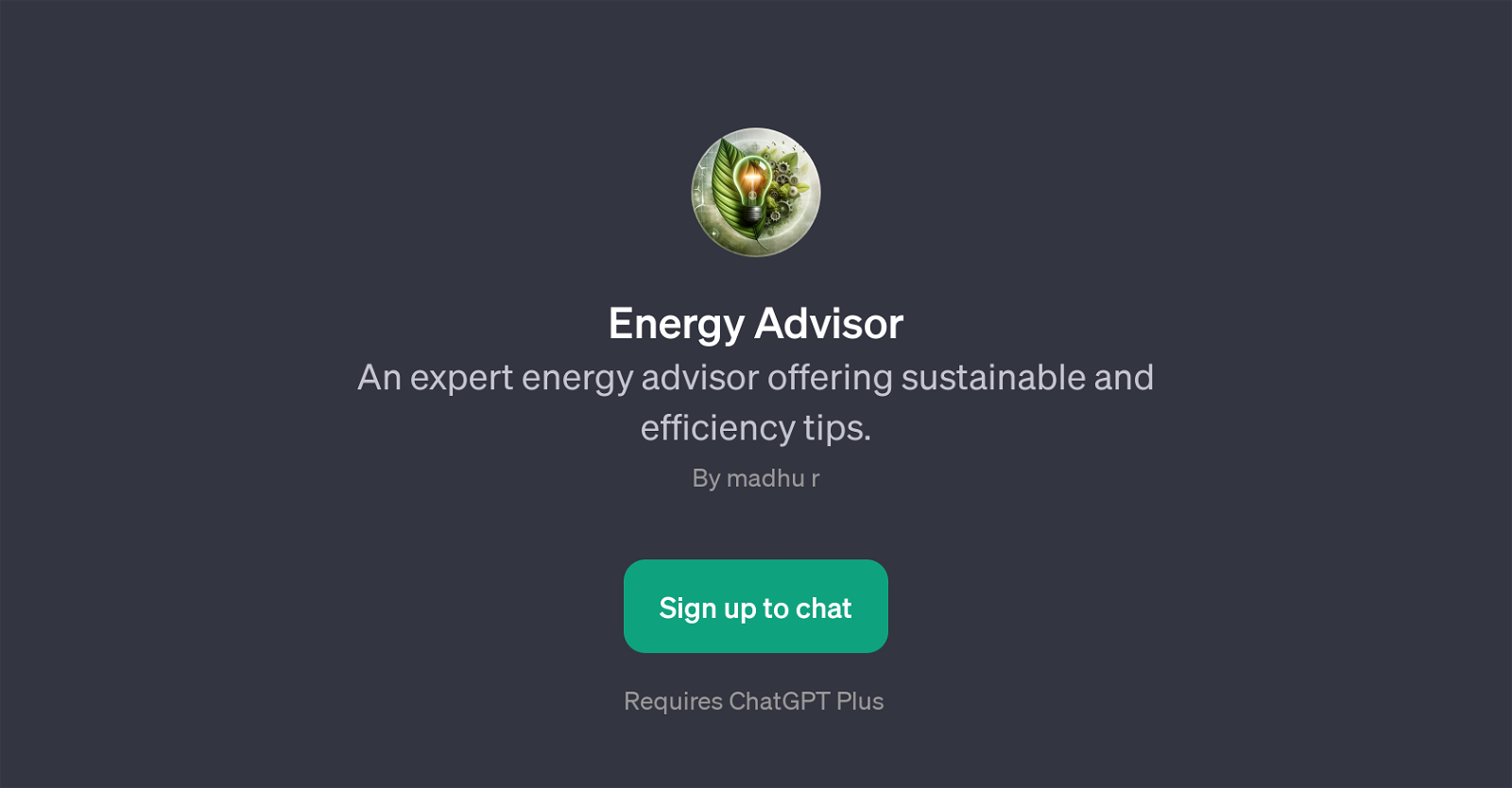 Energy Advisor website
