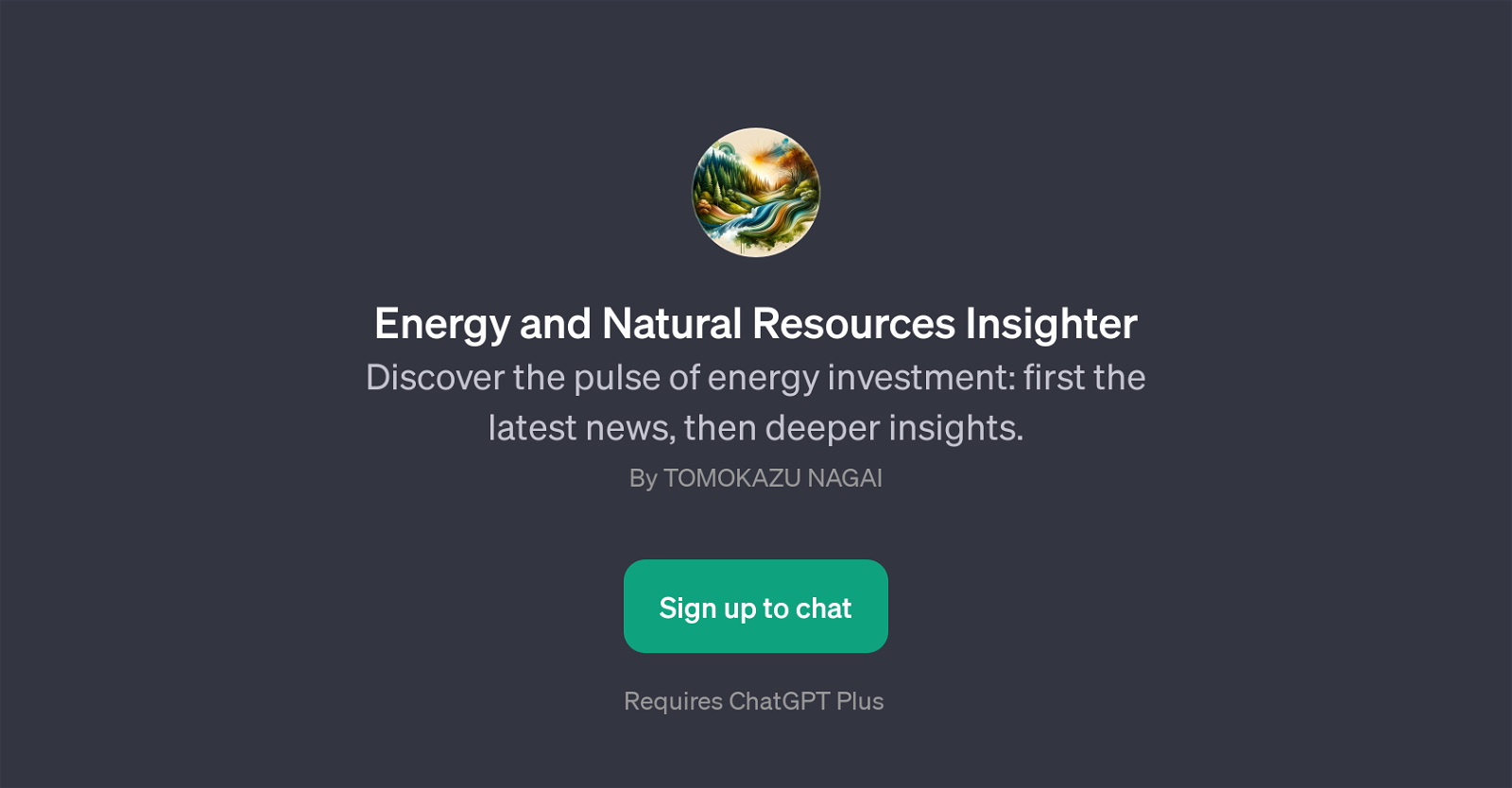 Energy and Natural Resources Insighter website
