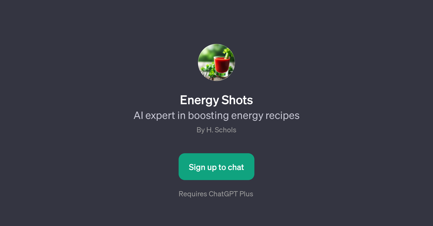 Energy Shots website