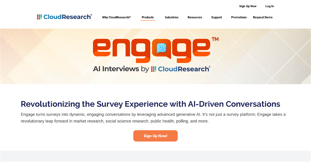 Engage by CloudResearch website