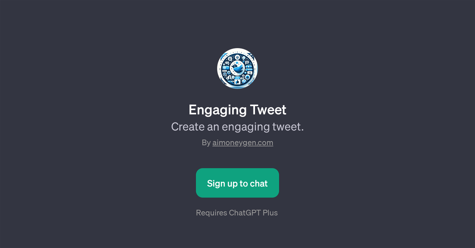 Engaging Tweet website