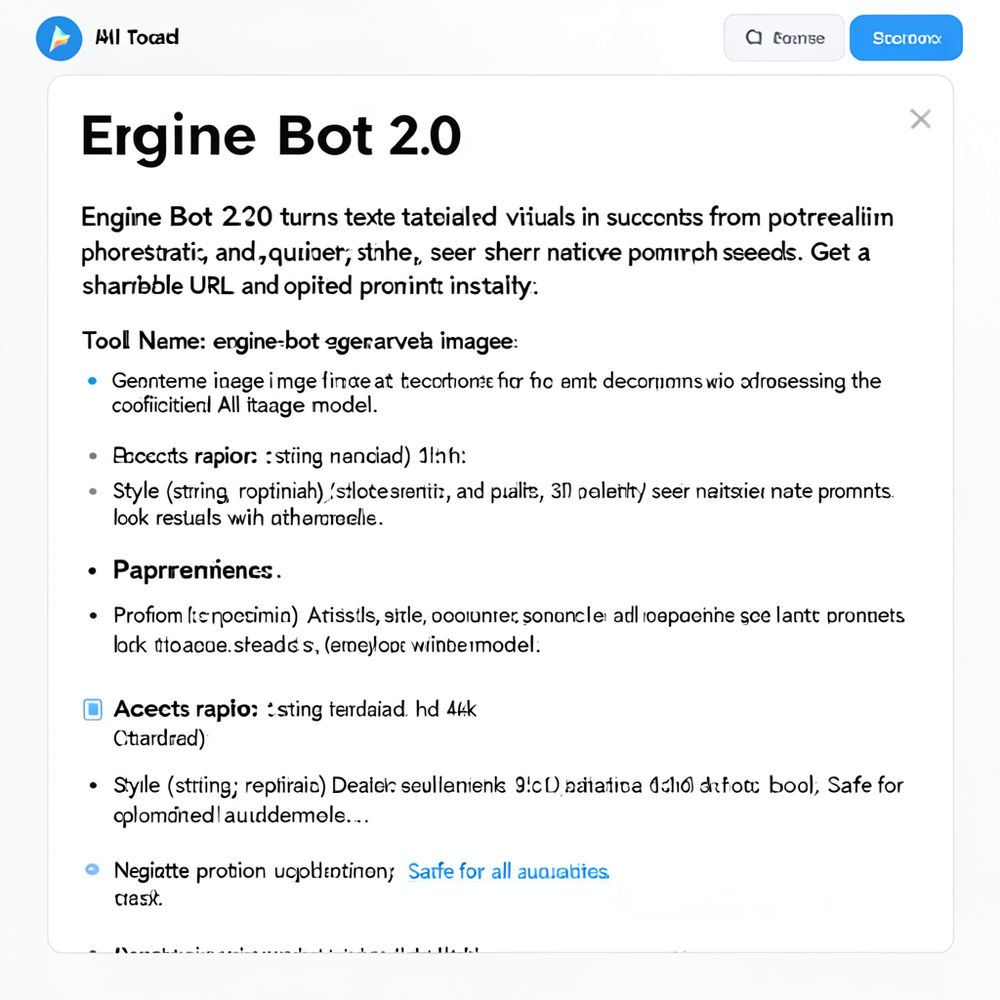 Engine Bot 2.0 website