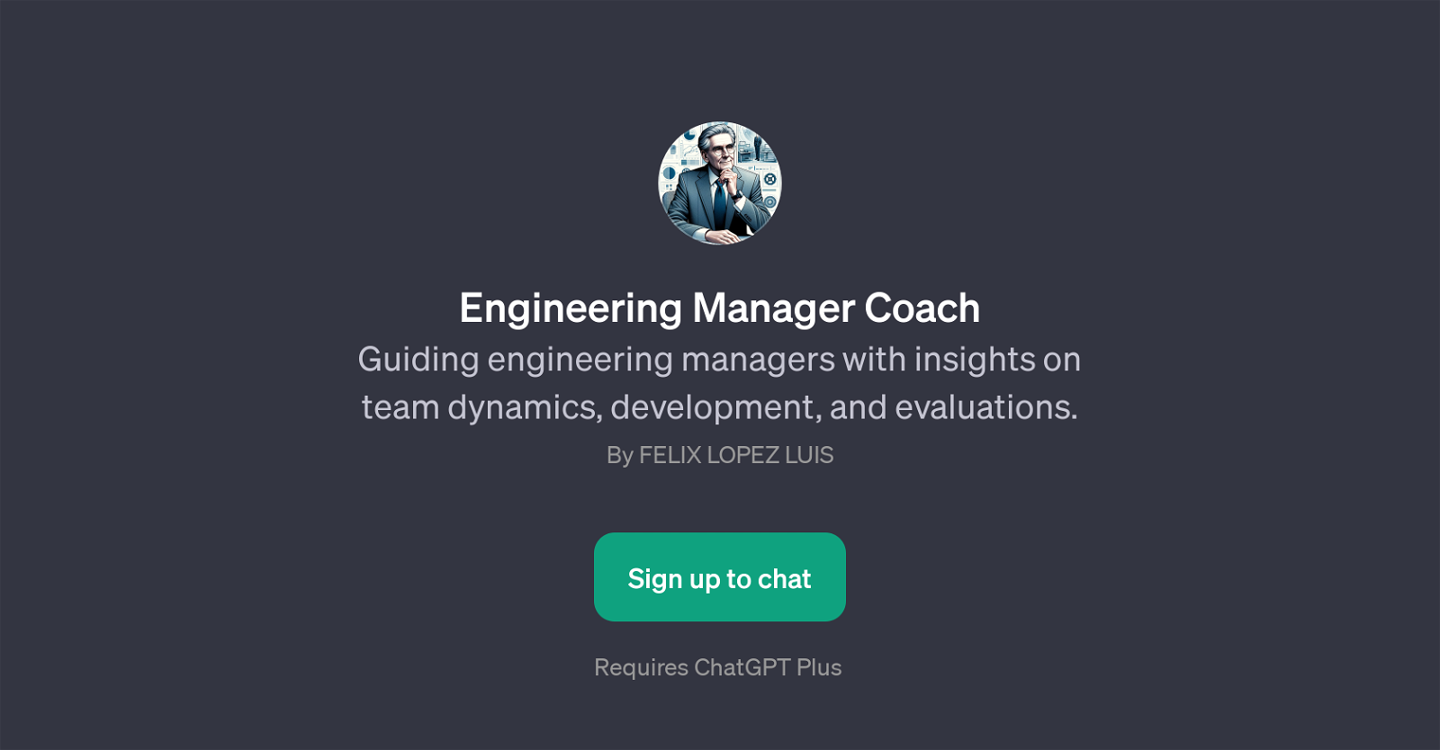 Engineering Manager Coach website