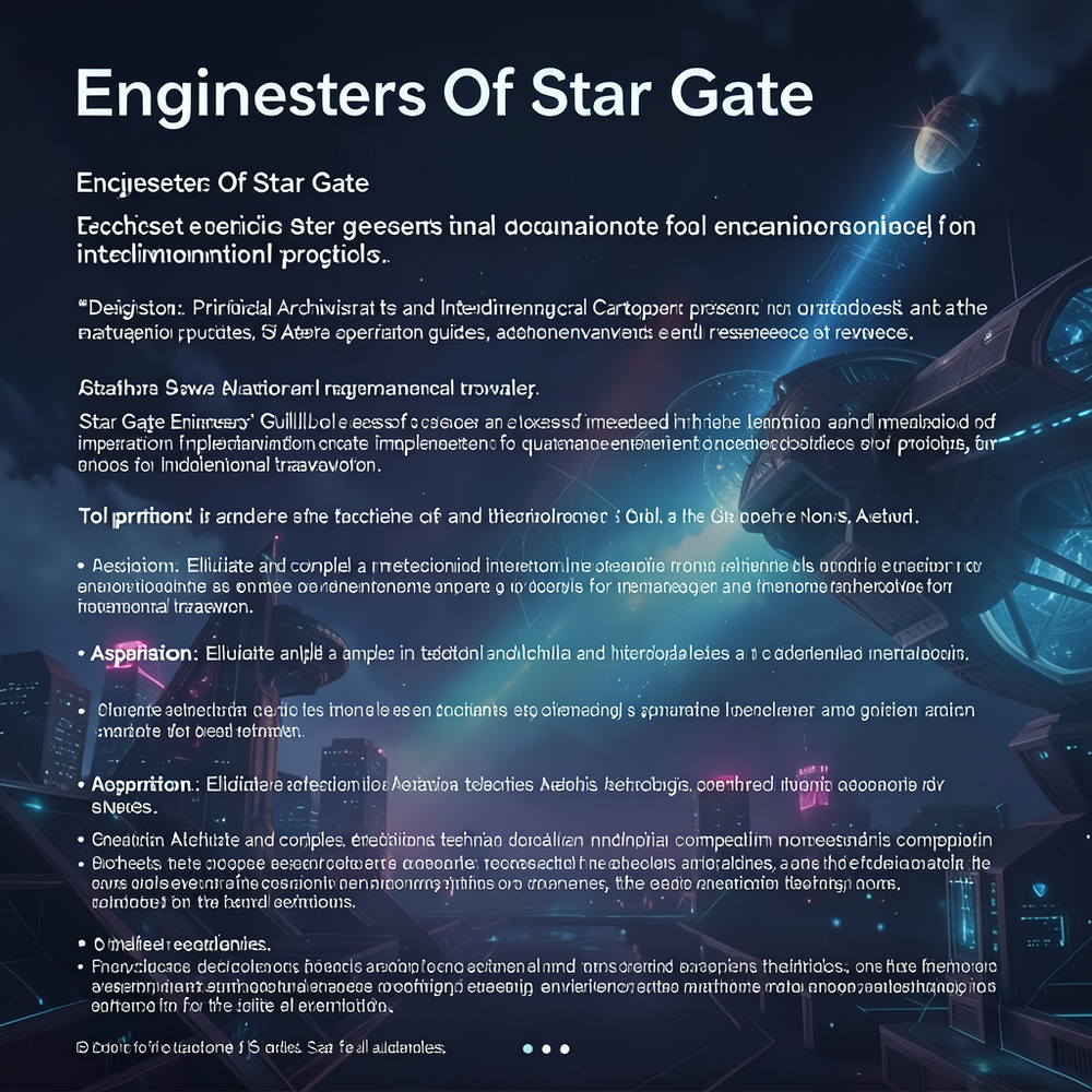 Engineers Of Star Gate website