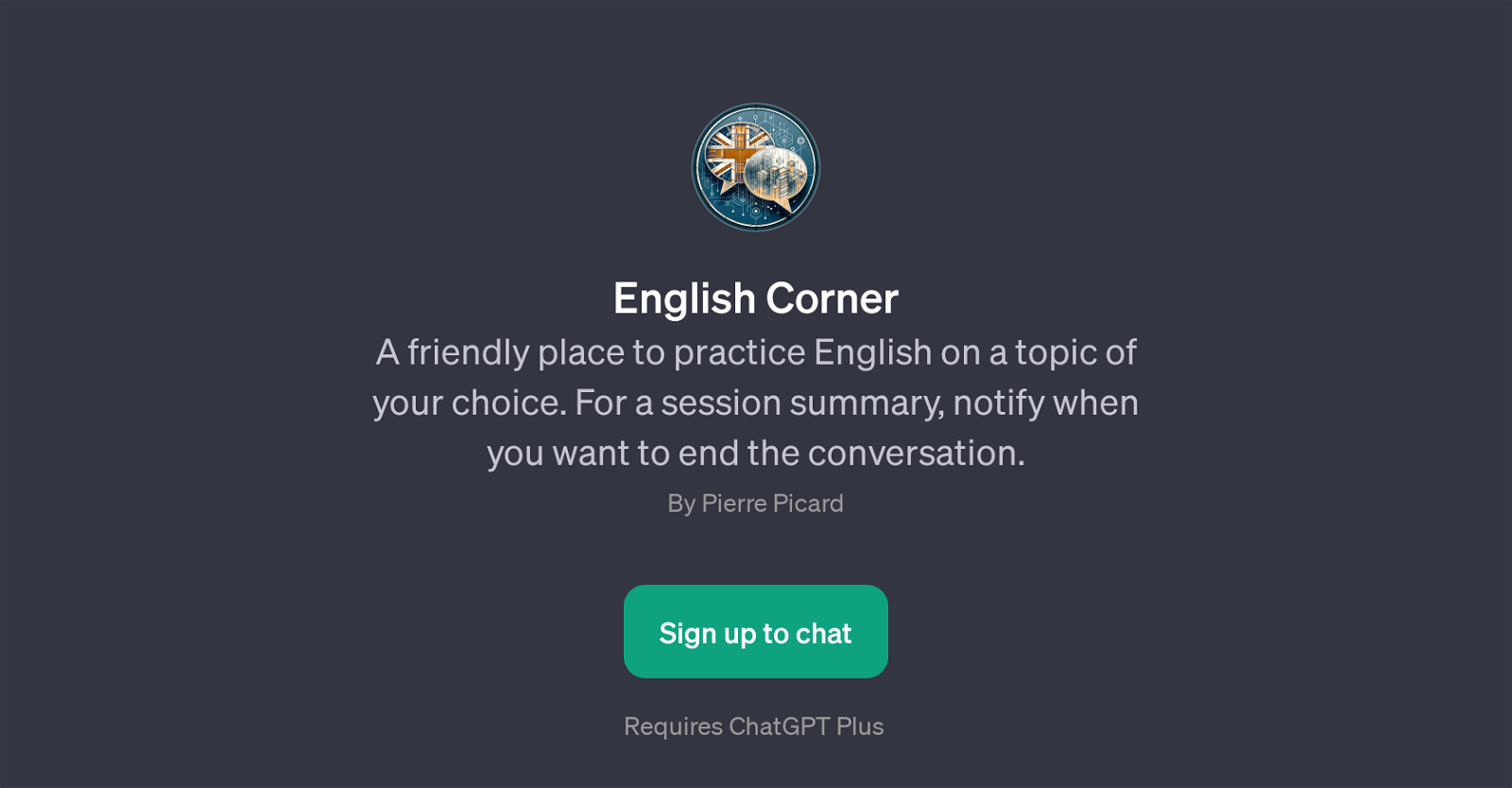 English Corner website