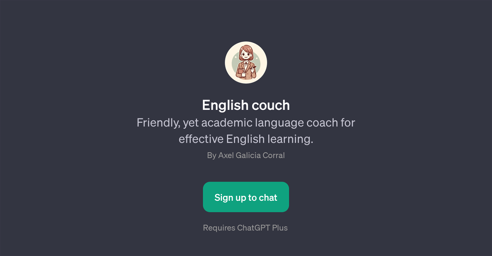 English Couch website