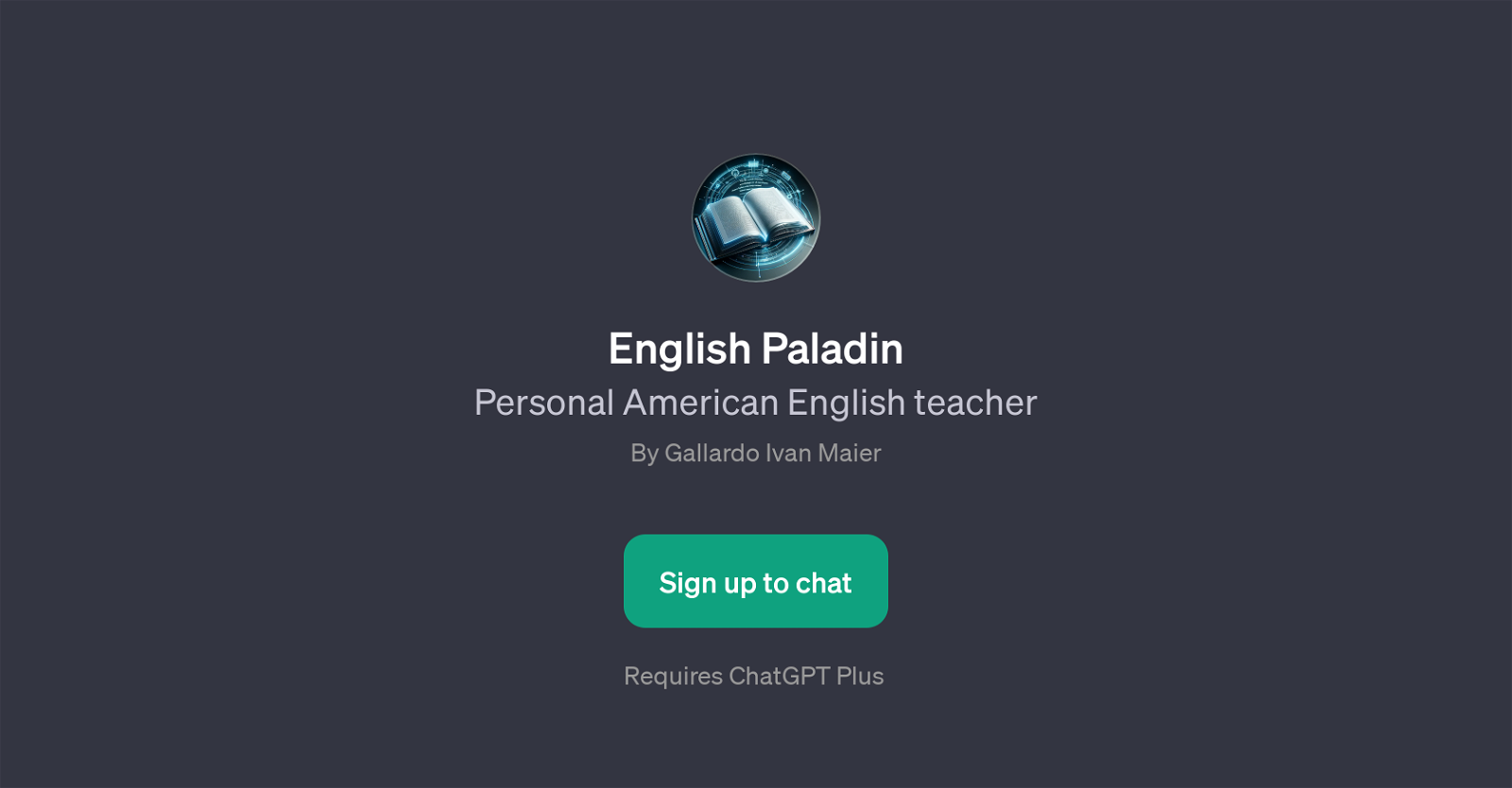 English Paladin website