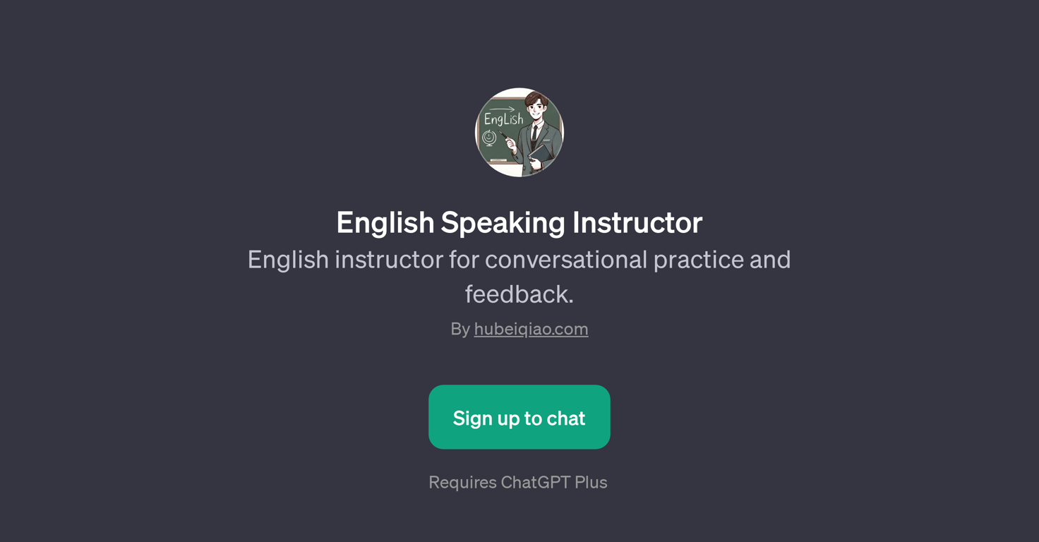English Speaking Instructor website
