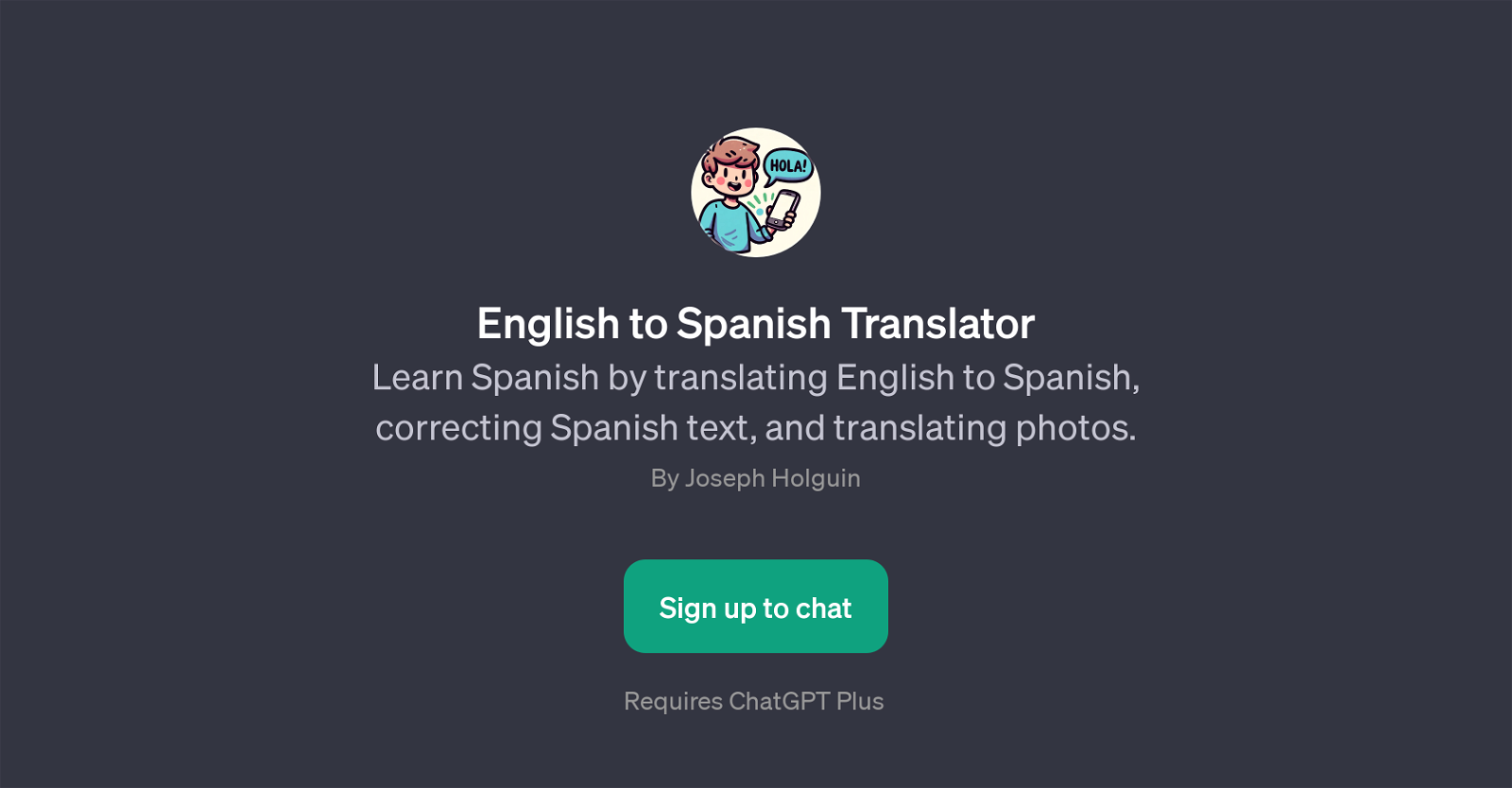 English to Spanish Translator website