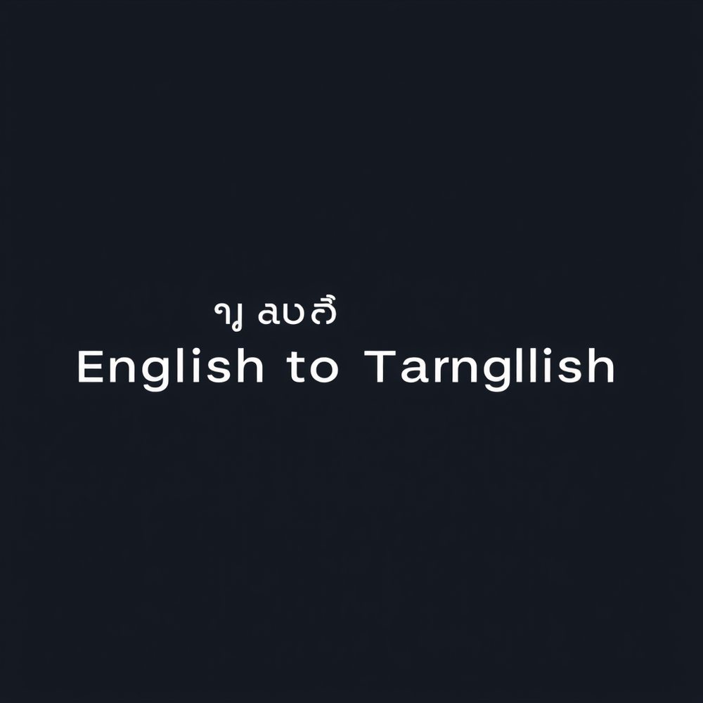 English to Tanglish website