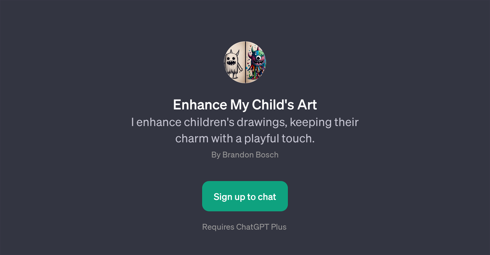 Enhance My Child's Art website