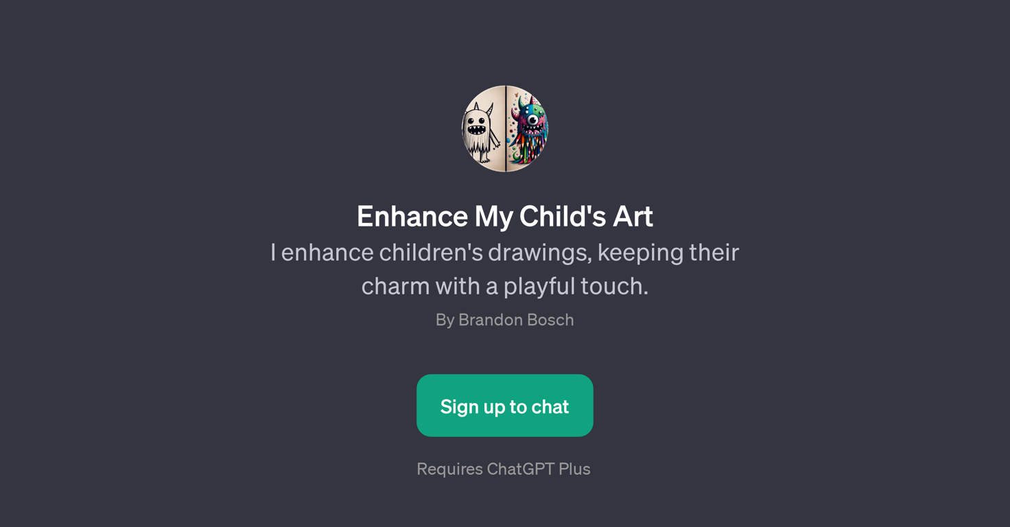 Enhance My Child's Art website