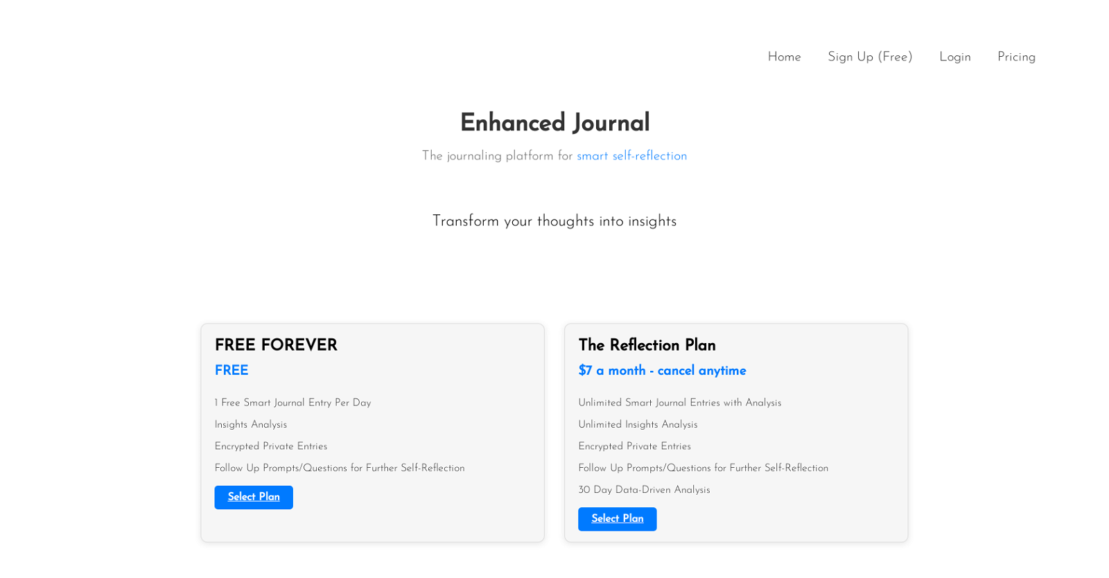 Enhanced Journal website
