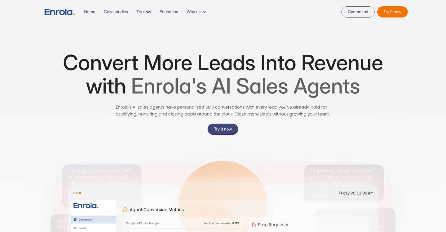 Enrola website