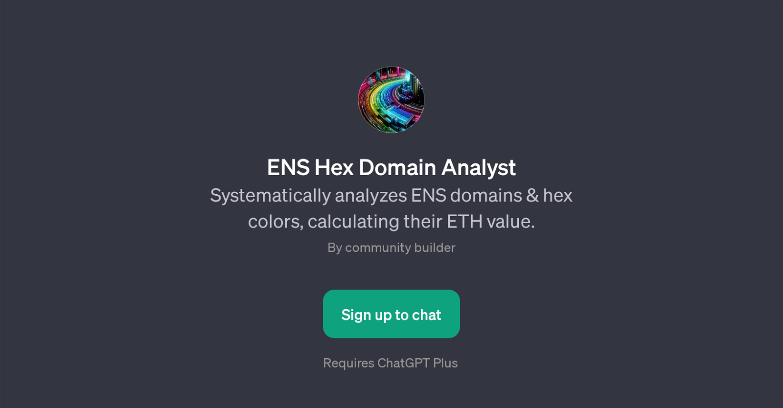 ENS Hex Domain Analyst website