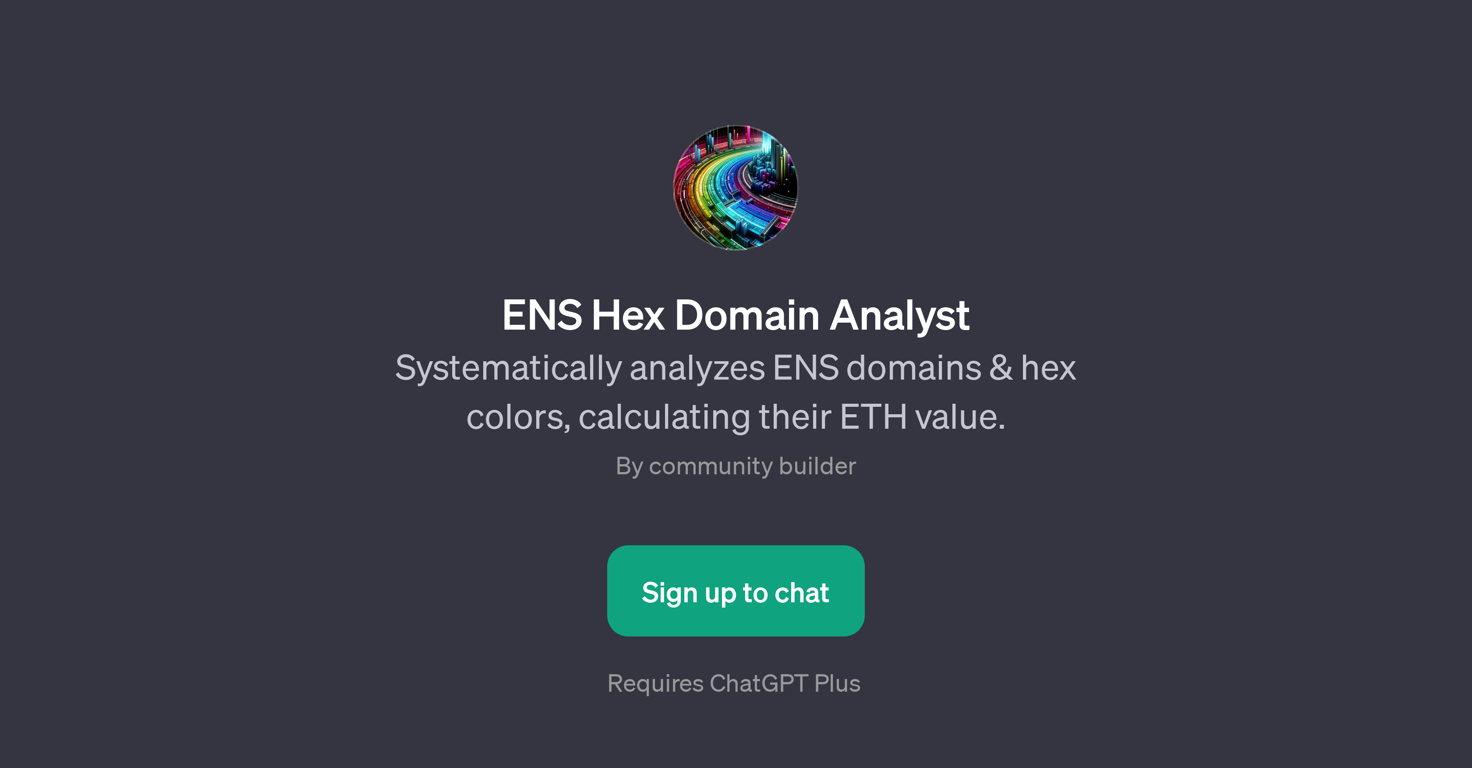 ENS Hex Domain Analyst website
