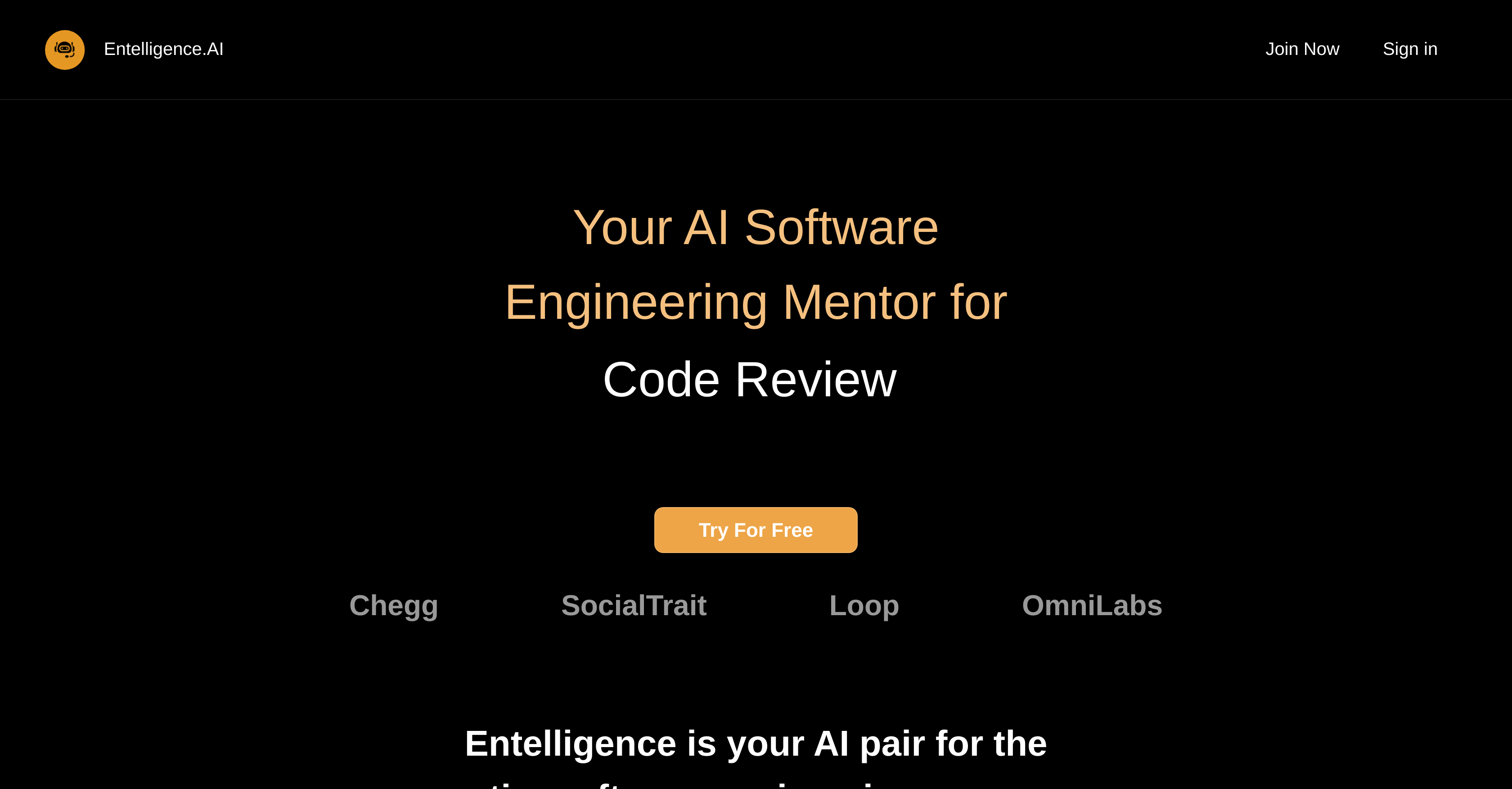 Entelligence preview