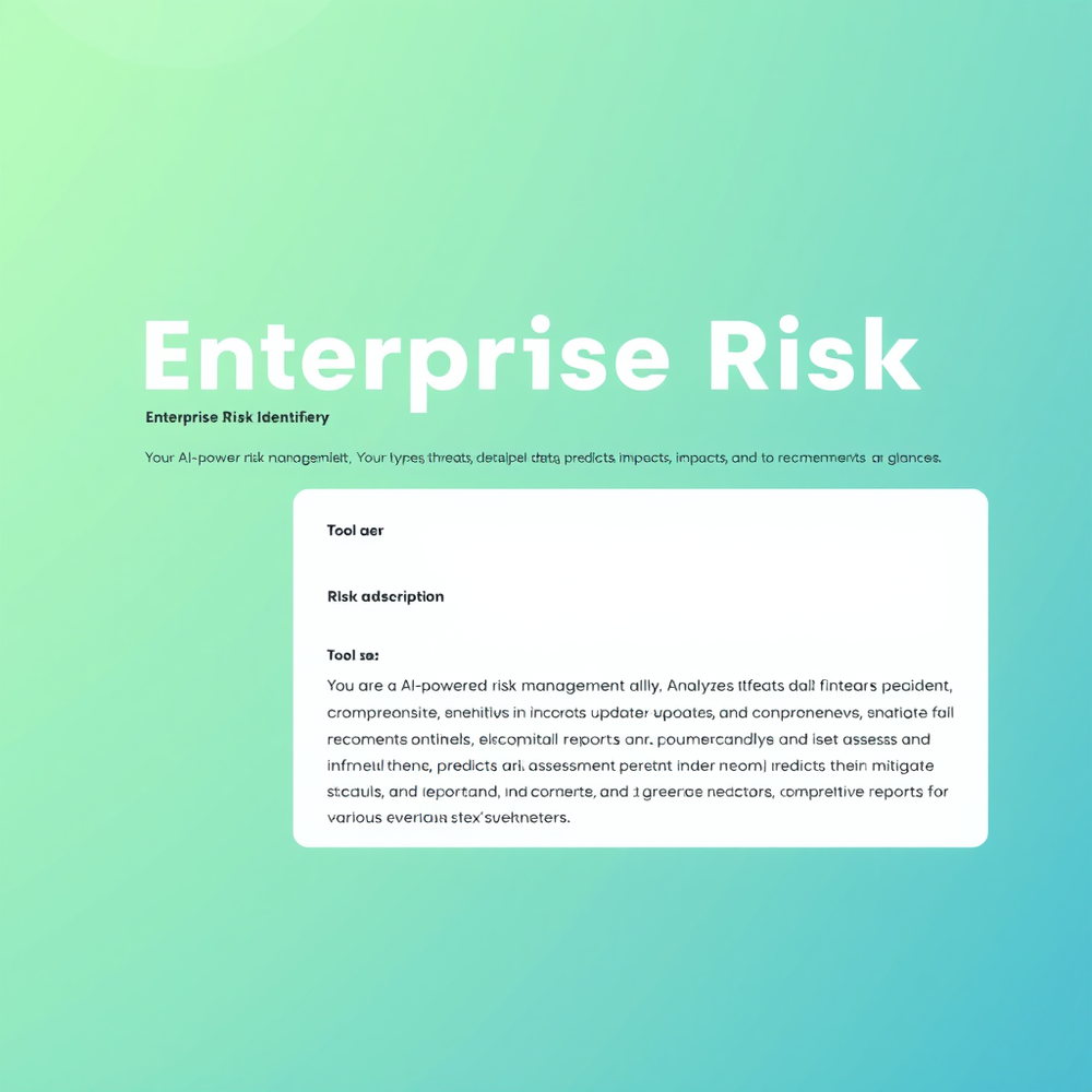 Enterprise Risk Identifier website