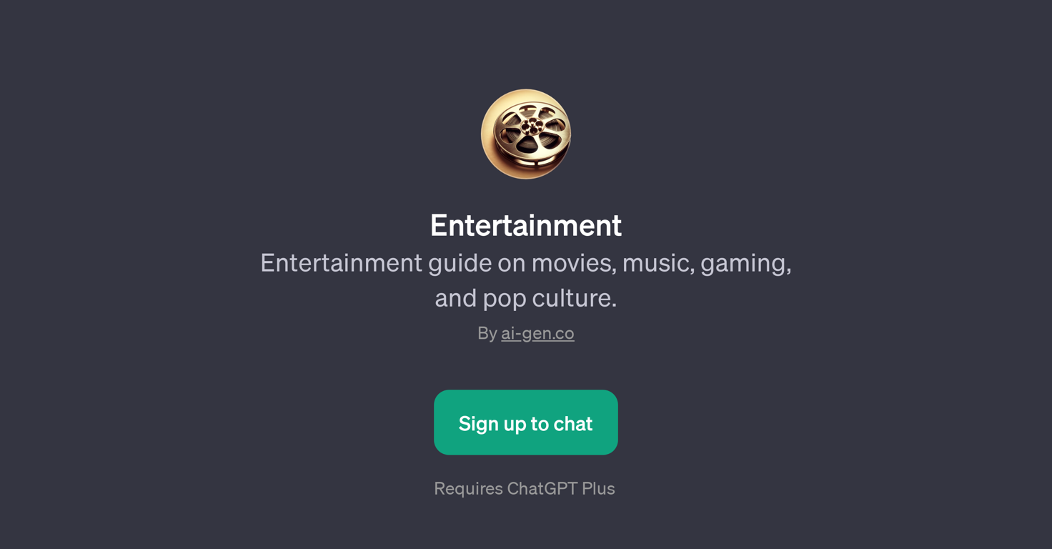 Entertainment GPT website
