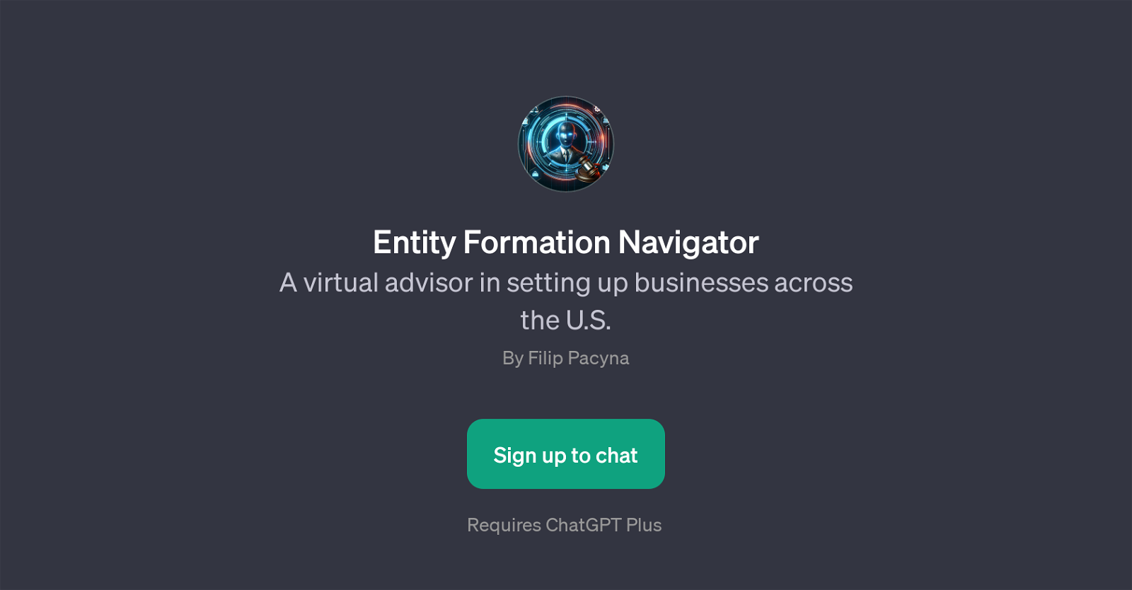 Entity Formation Navigator website