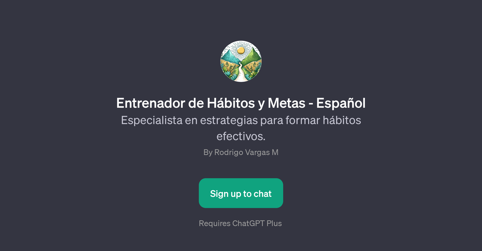 Entrenador de Hbitos y Metas - Espaol website