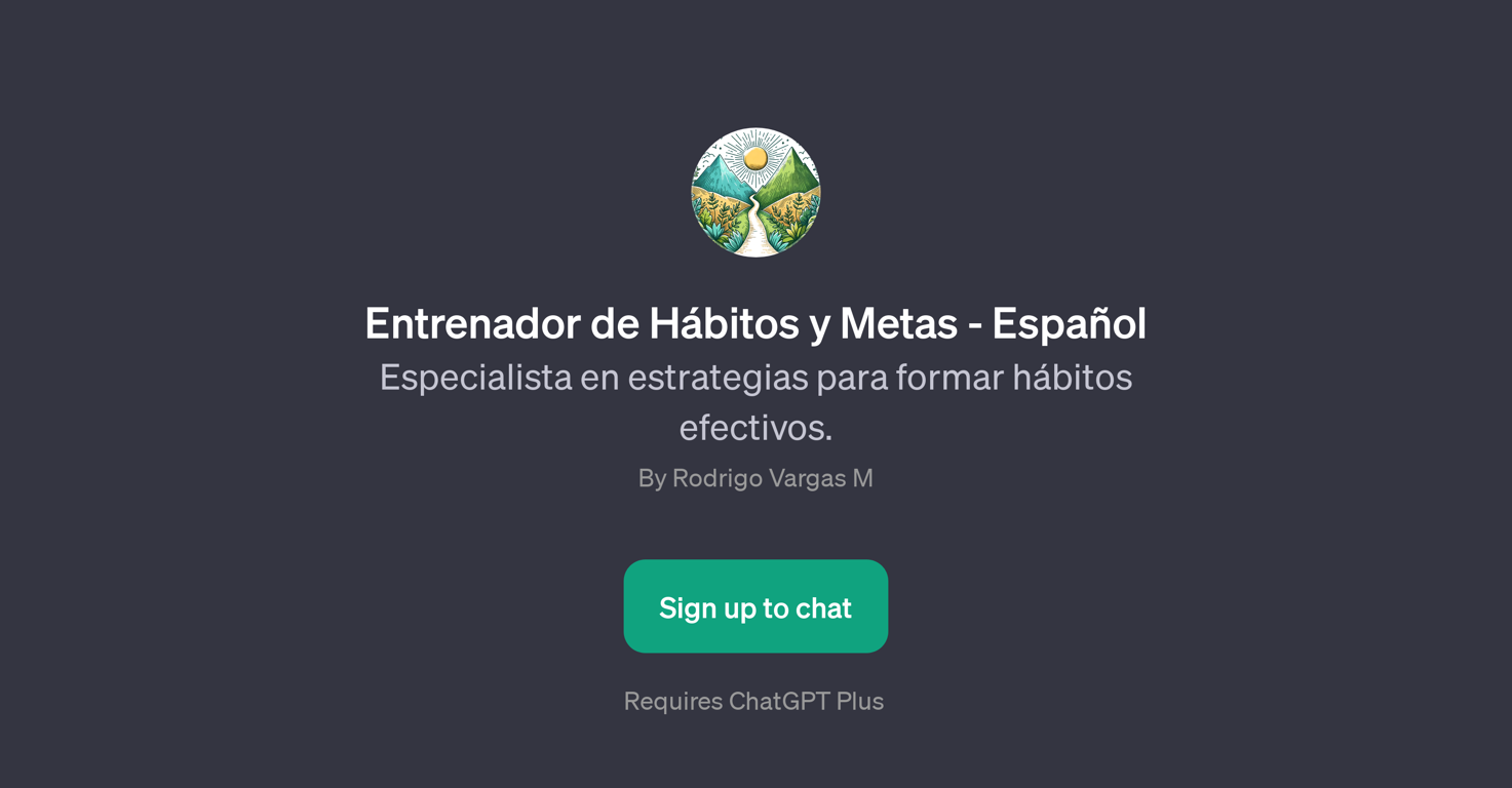 Entrenador de Hbitos y Metas - Espaol website